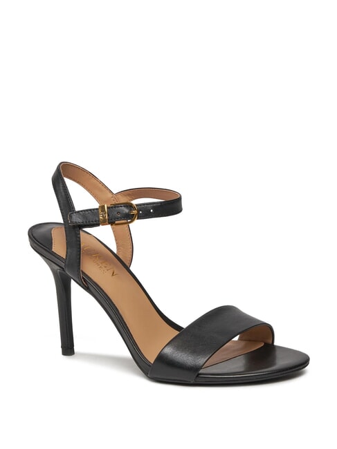 GWEN Sandales hautes en cuir NOIR - Chaussures Femme