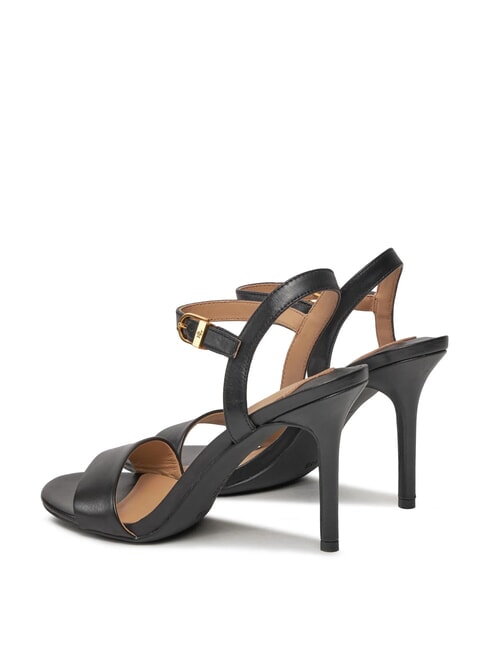 GWEN Sandales hautes en cuir NOIR - Chaussures Femme