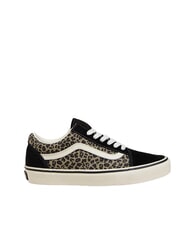 VANS OLD SKOOL COLOR THEORY Baskets en toile noir/léopard - Chaussures unisexe - 2