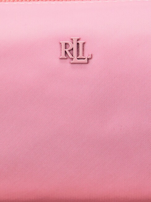 RLL Pochette en nylon avec bracelet roses mauves - Pochettes & Trousses