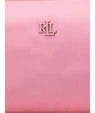 RALPH LAUREN RLL Pochette en nylon avec bracelet roses mauves - Pochettes & Trousses - 4