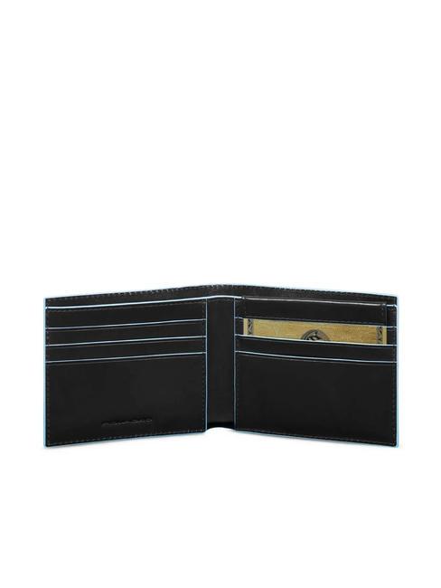 BLUE SQUARE Porte-feuille en cuire Noir - Portefeuilles Homme