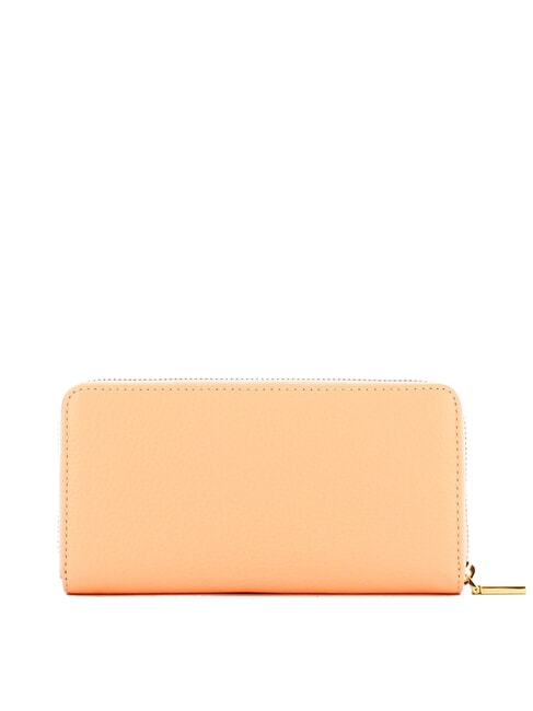 METALLIC SOFT Portefeuille en cuir texturé lever du soleil - Portefeuilles Femme