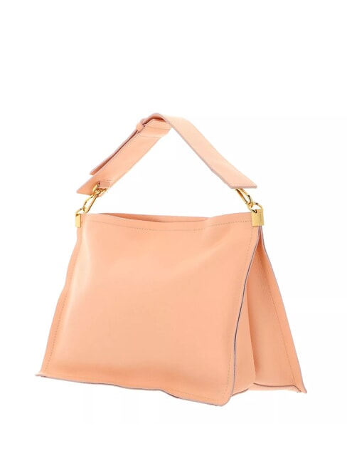 SNIP Sac bandoulière en cuir martelé lever de soleil/pot - Sacs pour Femme