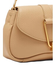 COCCINELLE HIMMA Mini sac en cuir texturé beige frais - Sacs pour Femme - 3