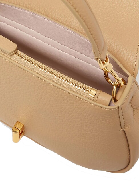 HIMMA Mini sac en cuir texturé beige frais - Sacs pour Femme