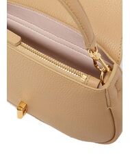 COCCINELLE HIMMA Mini sac en cuir texturé beige frais - Sacs pour Femme - 4