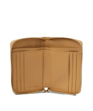 COCCINELLE METALLIC SOFT Portefeuille zipp&eacute; beige frais - Portefeuilles Femme - 2