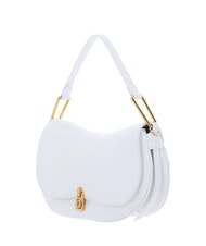 COCCINELLE MAGIE SOFT Sac bandouli&egrave;re en cuir avec bandouli&egrave;re blanc brillant - Sacs pour Femme - 2