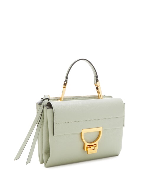 ARLETTIS Mini sac en cuir texturé vert céladon - Sacs pour Femme