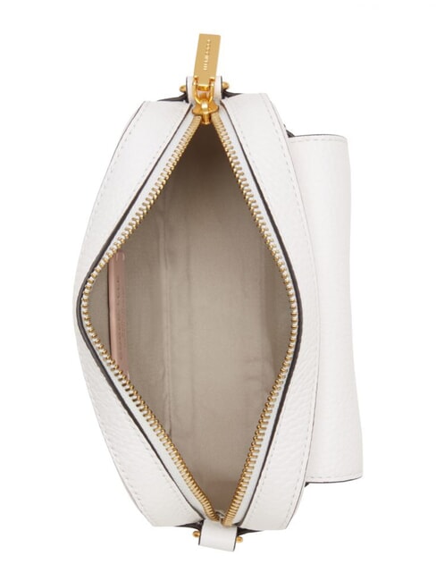 BEAT SOFT Mini sac en cuir textur&eacute; blanc brillant - Sacs pour Femme