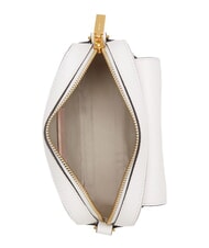 COCCINELLE BEAT SOFT Mini sac en cuir textur&eacute; blanc brillant - Sacs pour Femme - 3