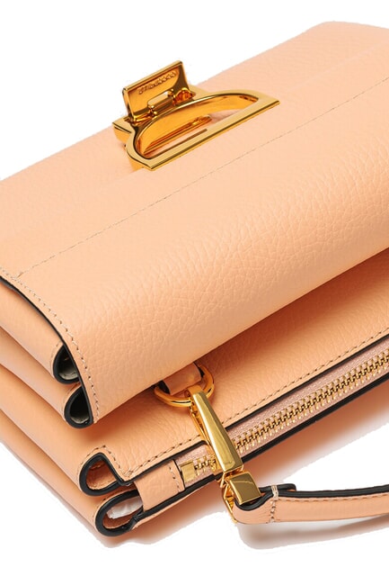 ARLETTIS Mini sac en cuir texturé lever du soleil - Sacs pour Femme