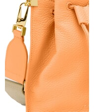 COCCINELLE HYLE Mini sac seau à bandoulière en cuir lever du soleil - Sacs pour Femme - 3