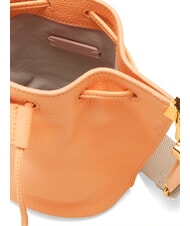 COCCINELLE HYLE Mini sac seau à bandoulière en cuir lever du soleil - Sacs pour Femme - 4