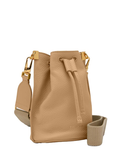 HYLE Mini sac seau à bandoulière en cuir beige frais - Sacs pour Femme