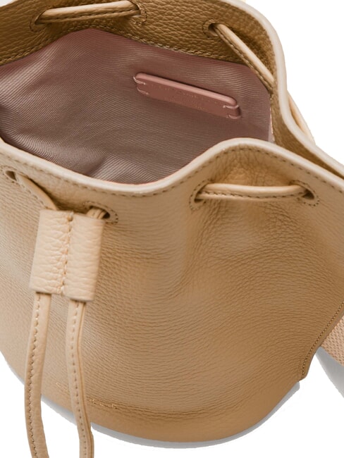 HYLE Mini sac seau à bandoulière en cuir beige frais - Sacs pour Femme