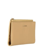 COCCINELLE METALLIC SOFT Porte-feuille en cuire beige frais - Portefeuilles Femme - 3