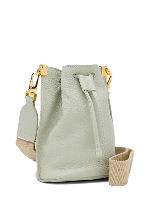 HYLE Mini sac seau à bandoulière en cuir vert céladon - Sacs pour Femme