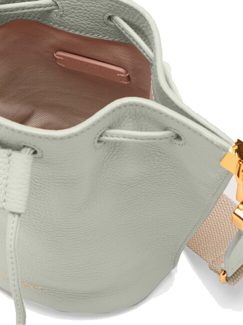 HYLE Mini sac seau à bandoulière en cuir vert céladon - Sacs pour Femme