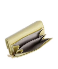 COCCINELLE METALLIC SOFT Portefeuille à deux volets en cuir martelé lavage à la chaux - Portefeuilles Femme - 2