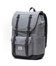 HERSCHEL LITTLE AMERICA MID Sac à dos de taille moyenne RAVEN CROSSHATCH - Sacs à dos pour l'École & les Loisirs - 2