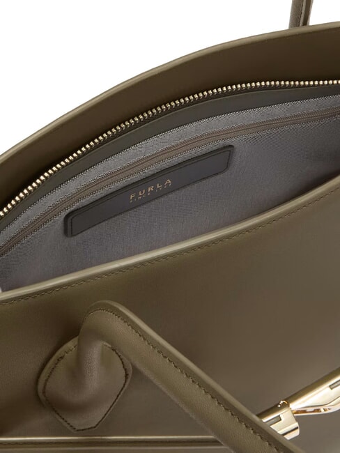 GOCCIA Sac à bandoulière en cuir sage - Sacs pour Femme