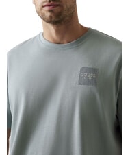 GUESS PATCH AT CHEST  T-shirt en coton gris complet - T-shirt - 3