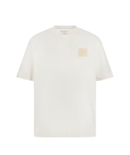 GUESS PATCH AT CHEST  T-shirt en coton blanc pur - T-shirt - 3