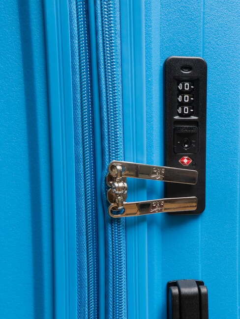 AIR FLOW Chariot extensible moyen lac bleu - Valises Rigides