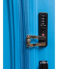 LESAC AIR FLOW Chariot extensible moyen lac bleu - Valises Rigides - 7