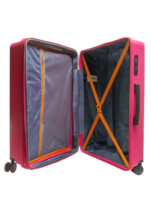 AIR FLOW Grand chariot extensible rouge pêche - Valises Rigides