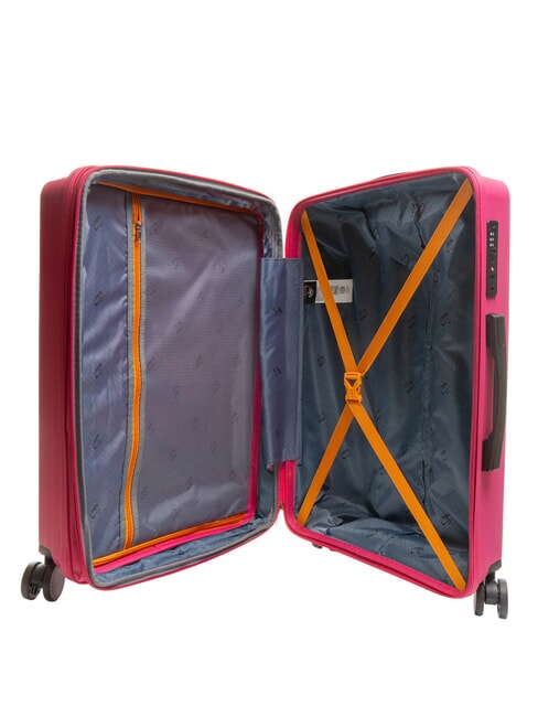 AIR FLOW Chariot extensible moyen rouge pêche - Valises Rigides