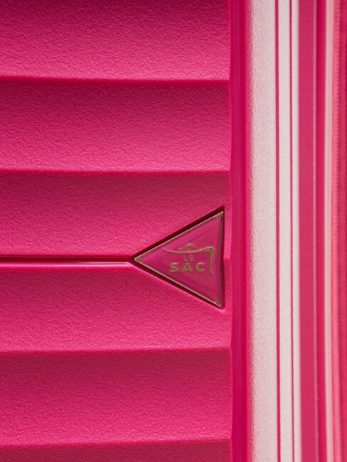 AIR FLOW Chariot extensible moyen rouge pêche - Valises Rigides