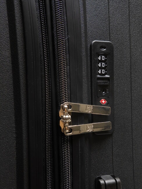 AIR FLOW Grand chariot extensible noir - Valises Rigides