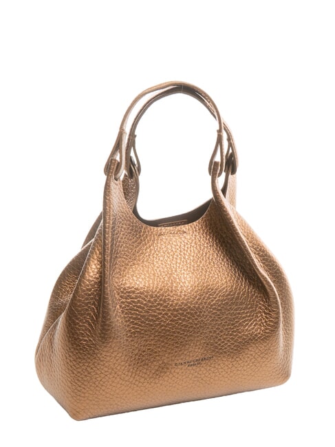DUA Sac bandoulière, en cuir toasted-t.moro - Sacs pour Femme