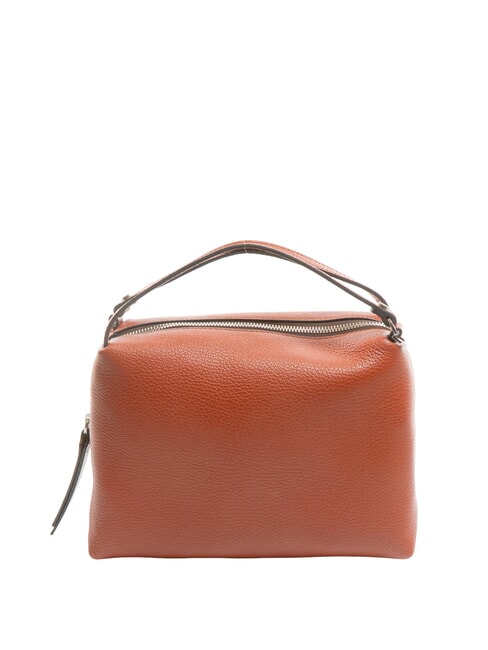 ALIFA Sac en cuir avec bandoulière rouge brique - Sacs pour Femme