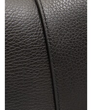 GIANNI CHIARINI HELENA ROUND Sac en cuir avec double bandoulière Noir - Sacs pour Femme - 3