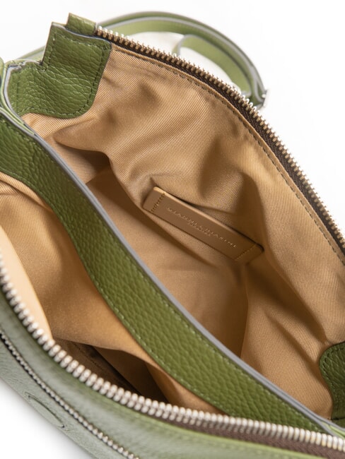 THREE Sac bandoulière, en cuir feu profond - Sacs pour Femme