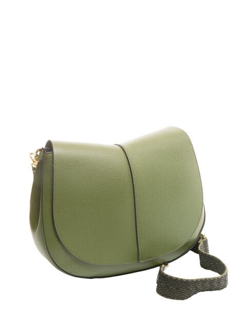 HELENA ROUND Petit sac à bandoulière en cuir feu profond - Sacs pour Femme