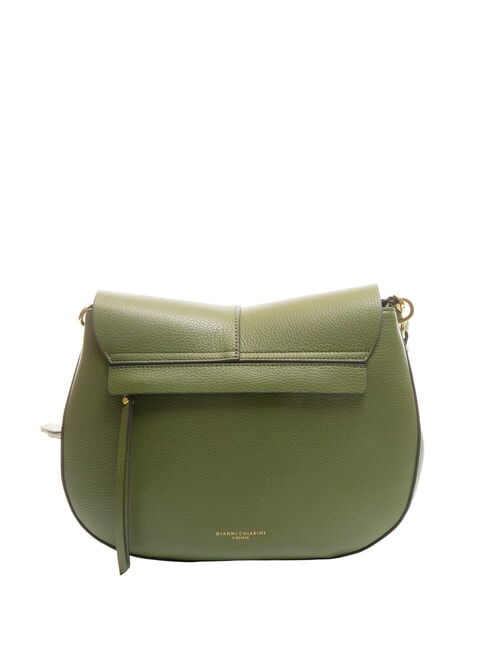 HELENA ROUND Petit sac à bandoulière en cuir feu profond - Sacs pour Femme