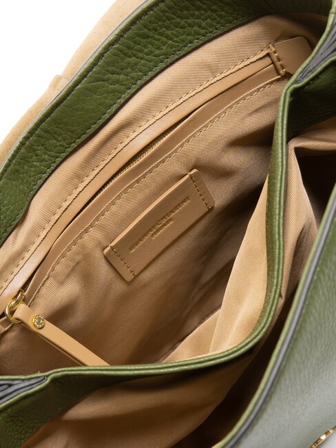 HELENA ROUND Petit sac à bandoulière en cuir feu profond - Sacs pour Femme