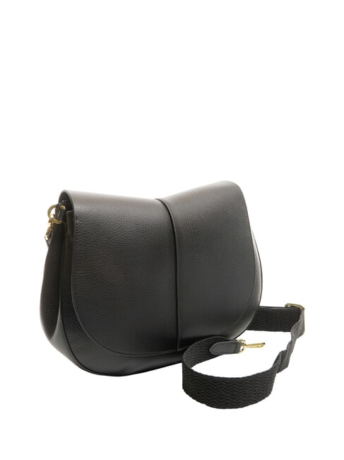 HELENA ROUND Petit sac à bandoulière en cuir Noir - Sacs pour Femme