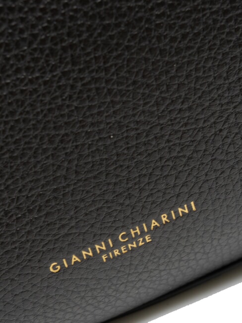 HELENA ROUND Petit sac à bandoulière en cuir Noir - Sacs pour Femme