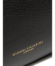 GIANNI CHIARINI HELENA ROUND Petit sac à bandoulière en cuir Noir - Sacs pour Femme - 4