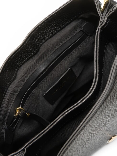 HELENA ROUND Petit sac à bandoulière en cuir Noir - Sacs pour Femme