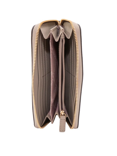 CALIWEN Grand portefeuille zippé taupe du désert - Portefeuilles Femme