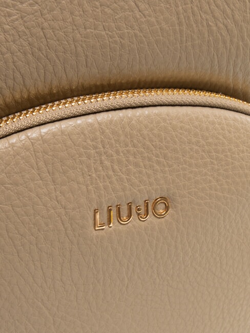 MANHATTAN Sac à dos rond moyen avec poche taupe du désert - Sacs pour Femme