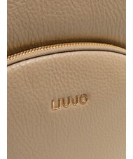 LIUJO MANHATTAN Sac à dos rond moyen avec poche taupe du désert - Sacs pour Femme - 4