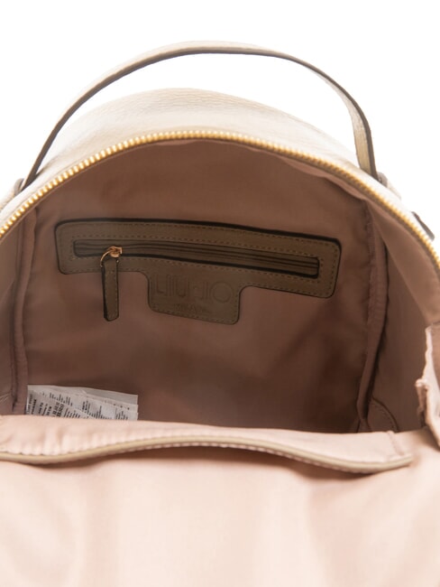 MANHATTAN Sac à dos rond moyen avec poche taupe du désert - Sacs pour Femme